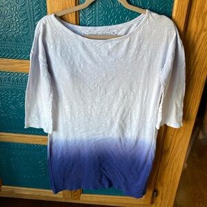 Tie dye cotton tunic